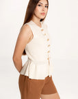 Blusa Tejida Emilia Beige
