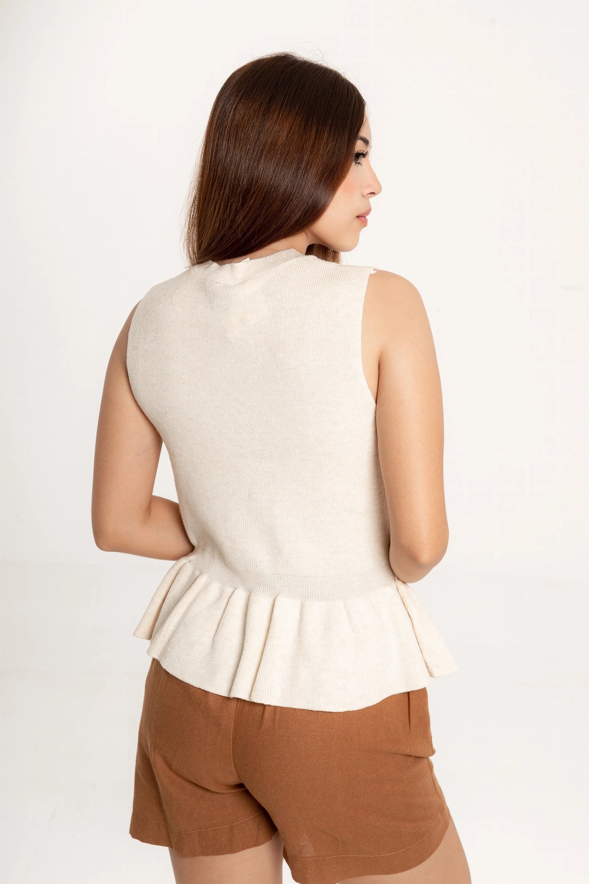 Blusa Tejida Emilia Beige