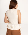 Blusa Tejida Emilia Beige