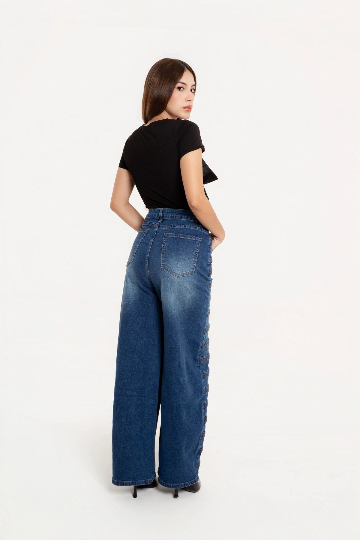 Jeans Wide Leg Imperial Azul