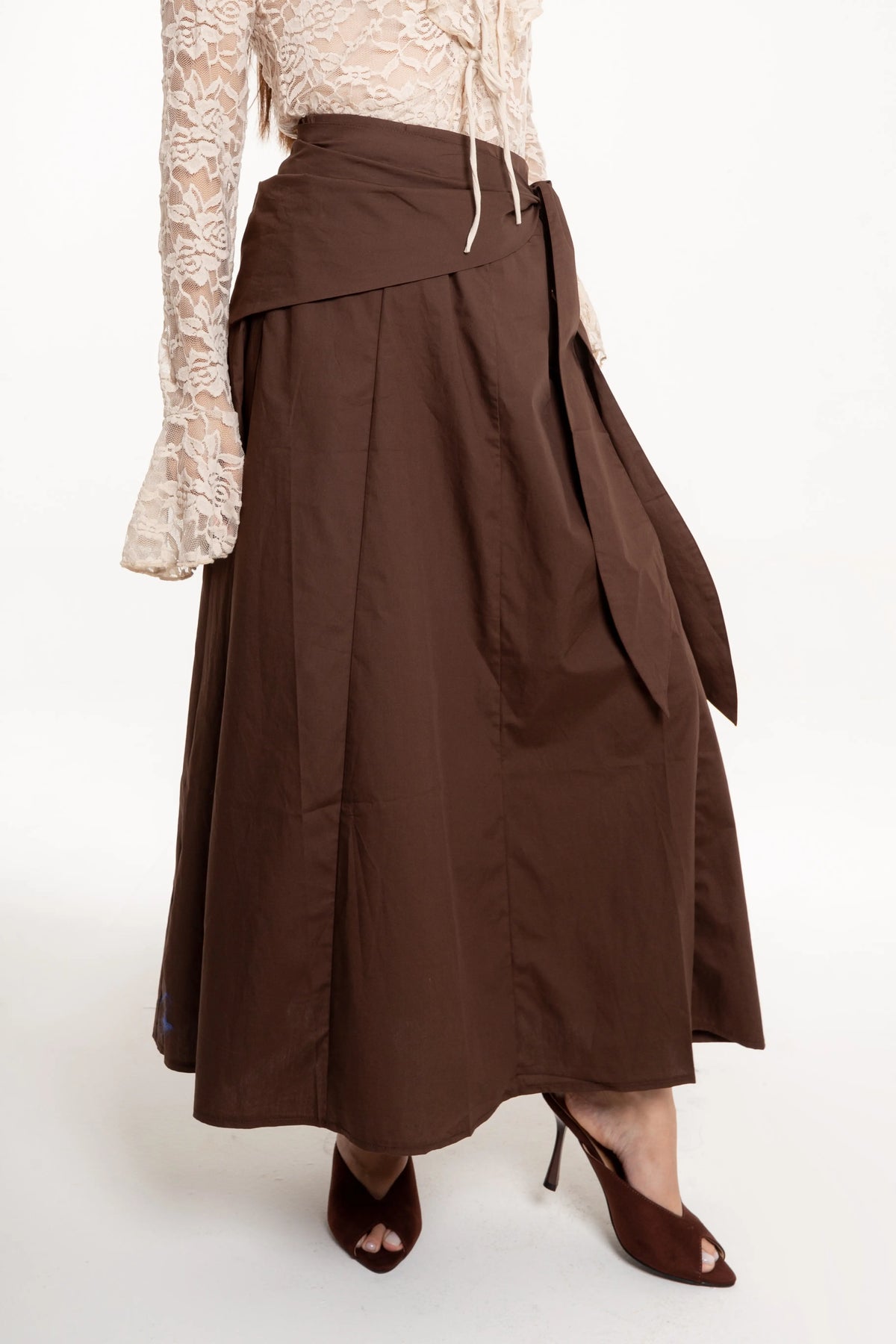 Falda Maxi Siena Chocolate