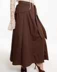 Falda Maxi Siena Chocolate