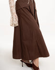 Falda Maxi Siena Chocolate