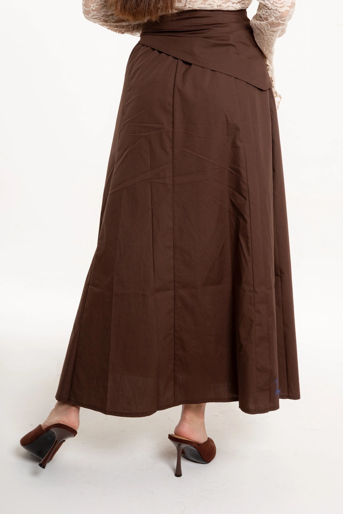 Falda Maxi Siena Chocolate