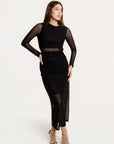 Vestido Midi Alessia Negro