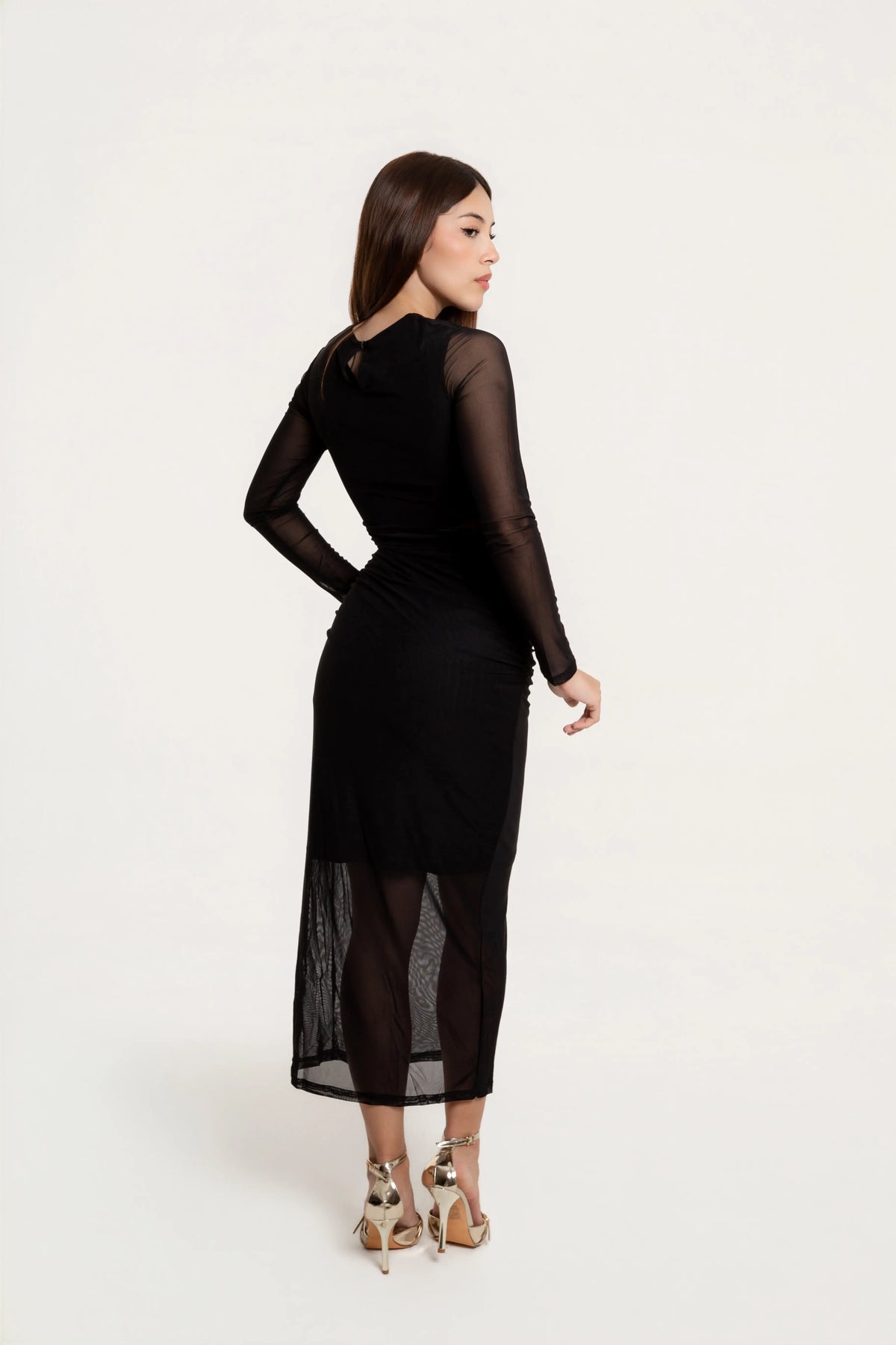 Vestido Midi Alessia Negro