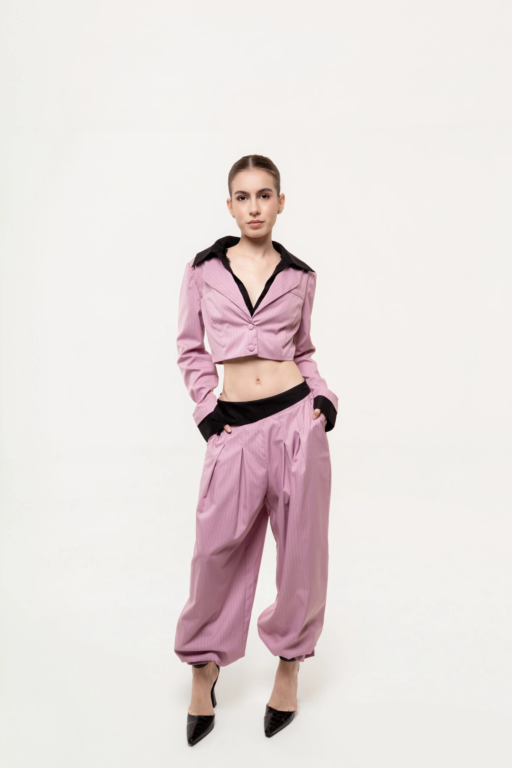 Conjunto Rosa Noir