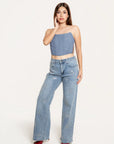 Jeans Wide Leg Estelar Azul