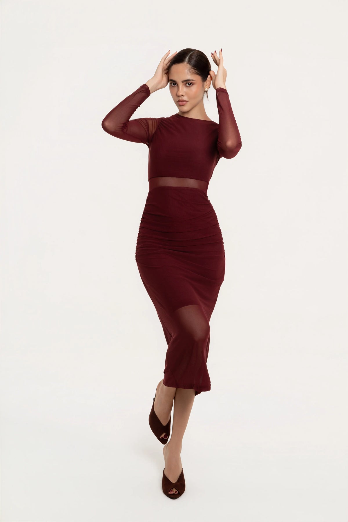 Vestido Midi Alessia Vino