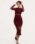 Vestido Midi Alessia Vino