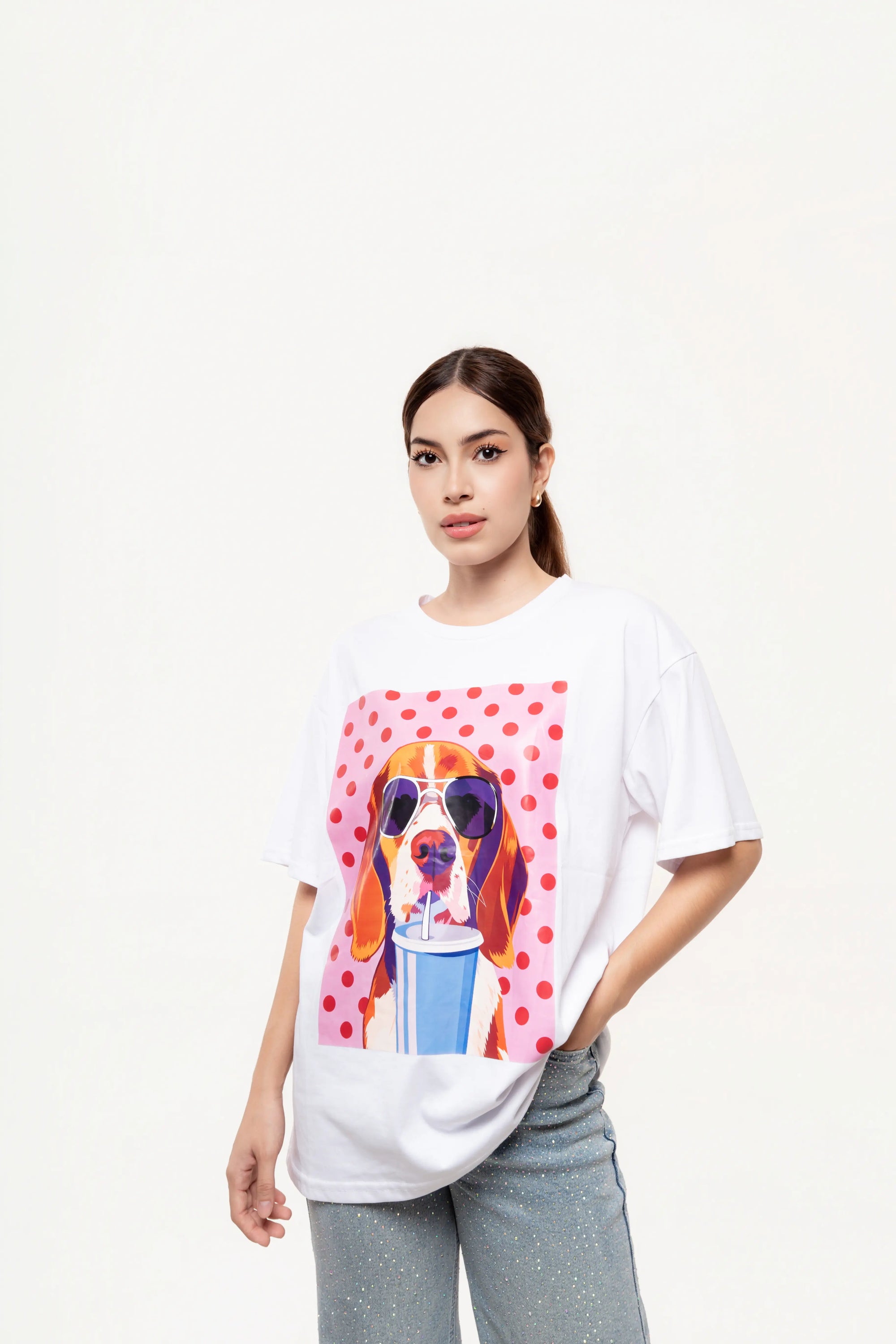 Playera Puppy Refresh Blanca