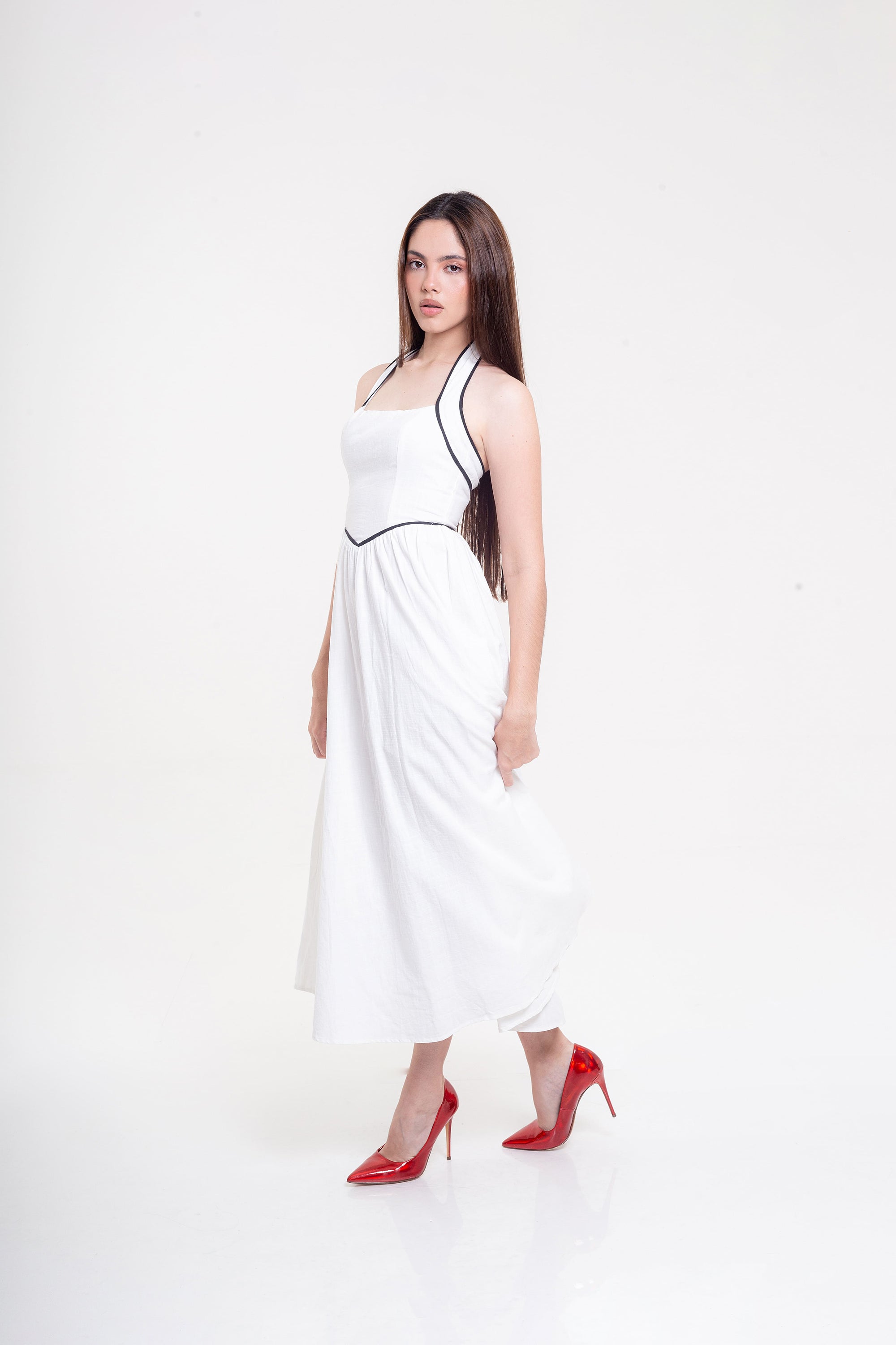 Vestido Midi Blanco