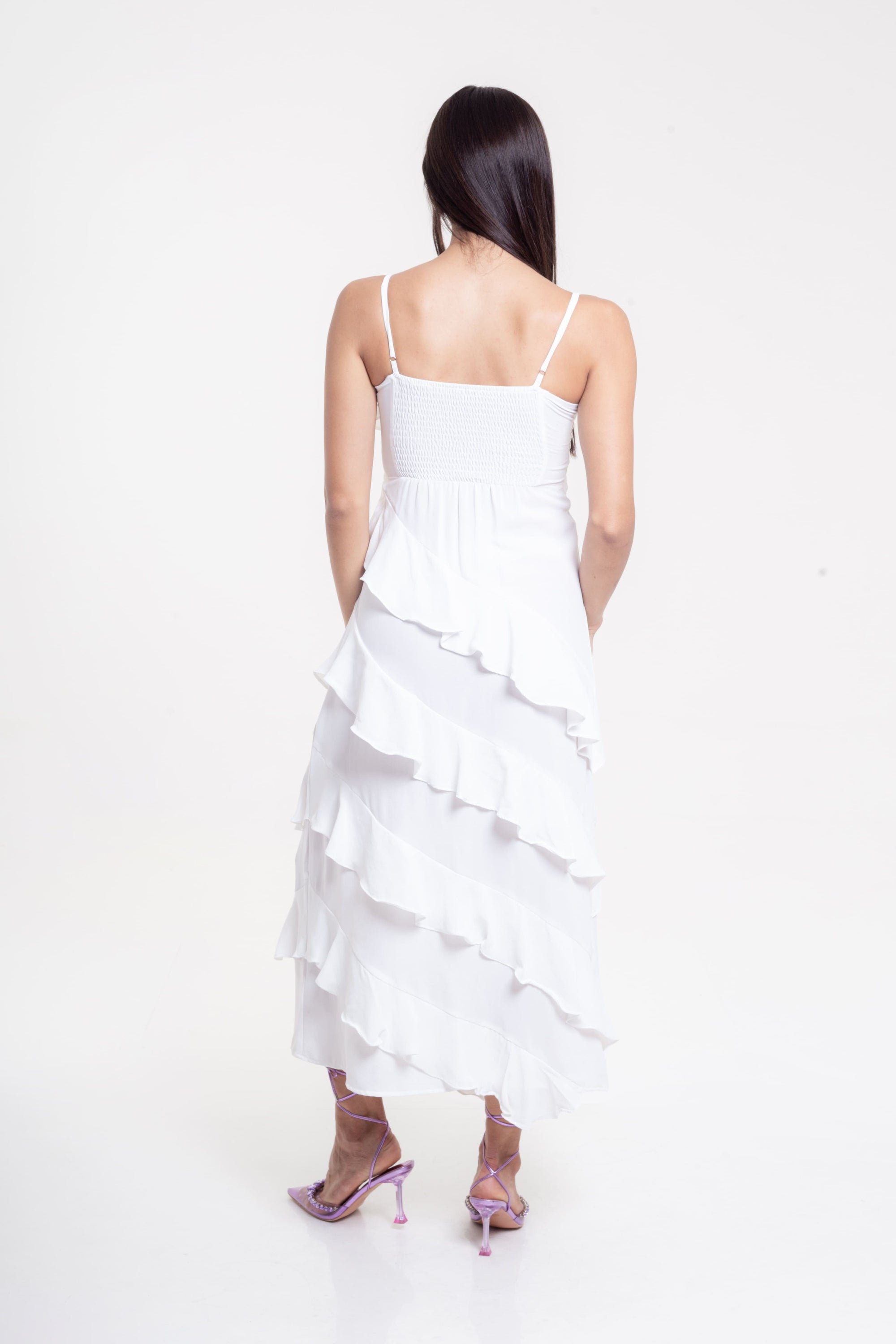 Vestido Blanco Midi
