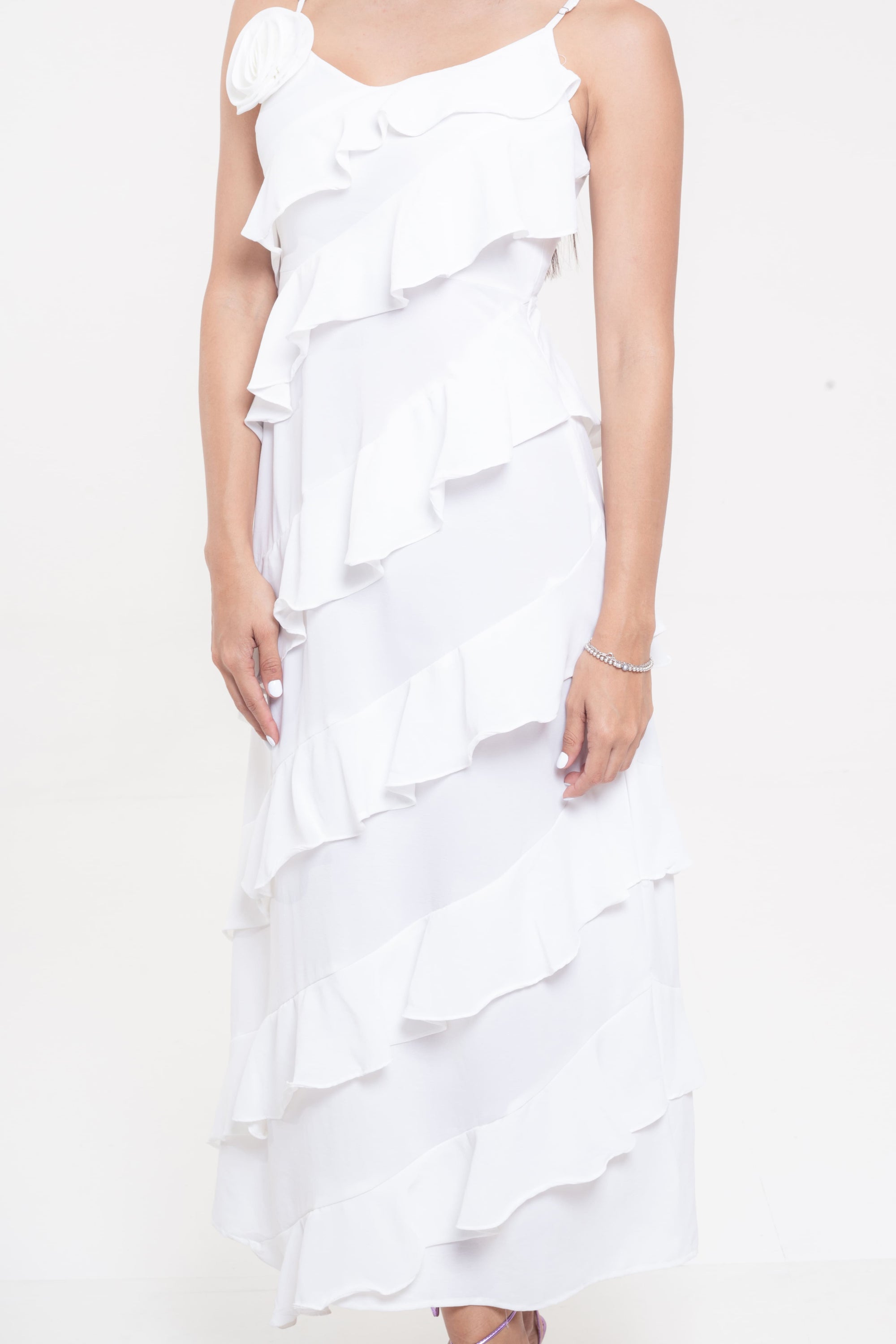 Vestido Blanco Midi