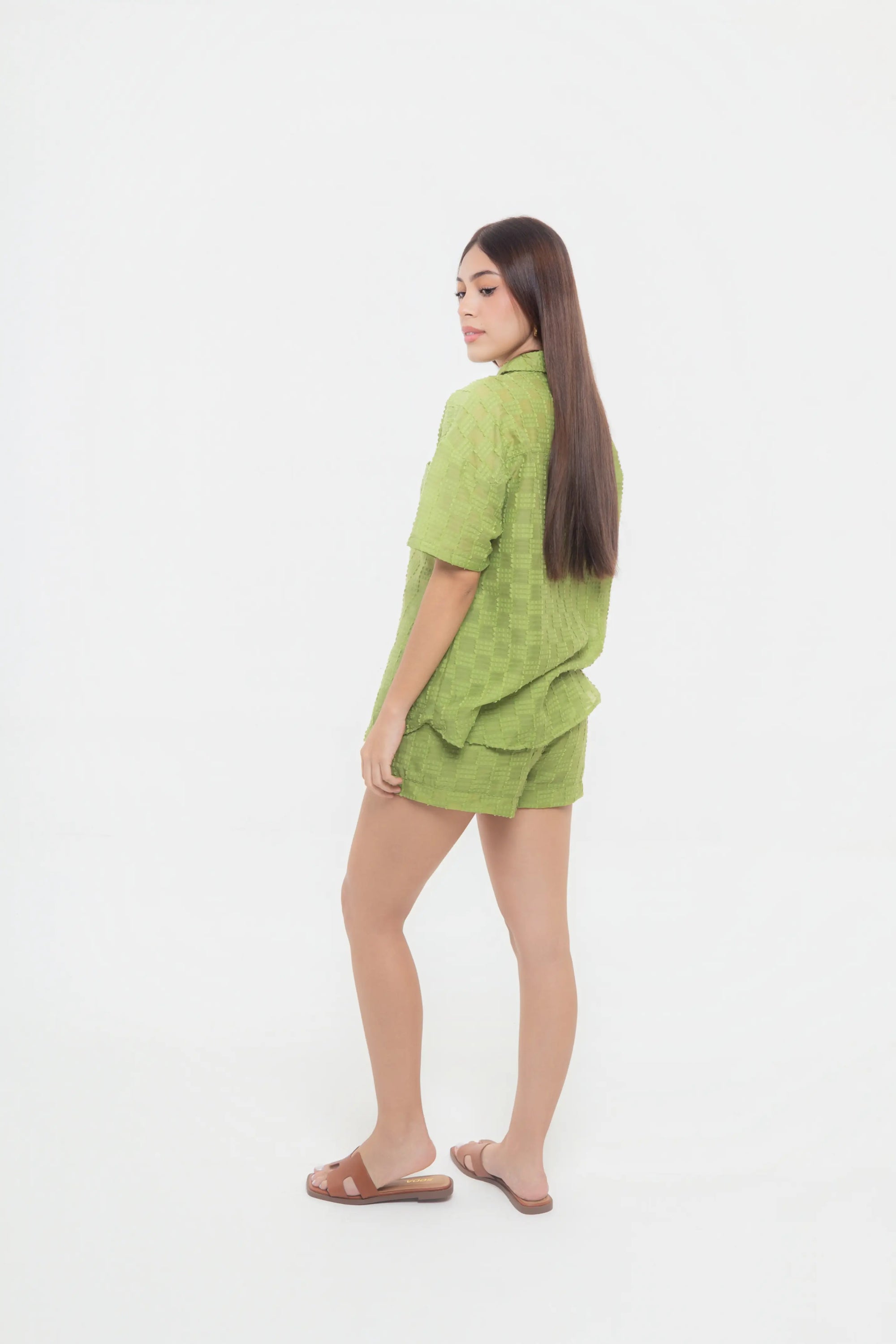 Conjunto Verde de Camisa y Short