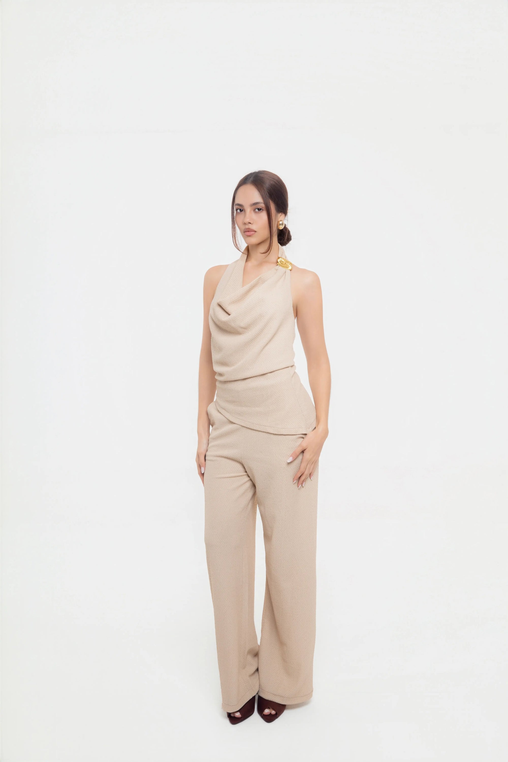 Conjunto Dos Piezas Beige