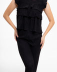 Conjunto Negro y Volantes