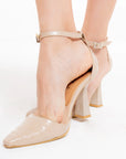 Zapatilla Nude Croco