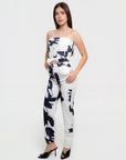 Conjunto Strapless Blanco y Negro