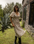Vestido Midi de Lunares