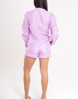 Conjunto Lila Blusa y Short
