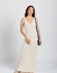 Vestido Tejido Beige