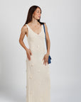 Vestido Tejido Beige