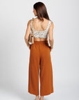 Crop Top Cebra Beige
