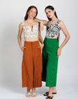 Crop Top Cebra Beige