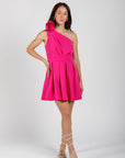Vestido Corto Rosa