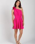 Vestido Corto Rosa