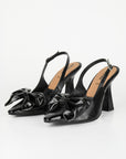 Zapatillas Negro con Moño
