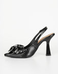 Zapatillas Negro con Moño