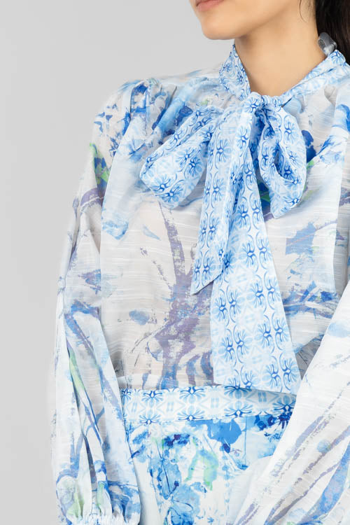 Conjunto Azul Lazo