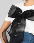 Blusa Blanca con Moño