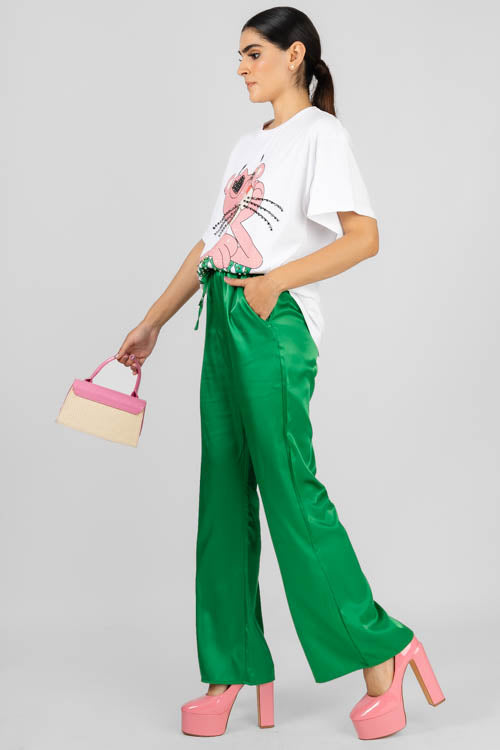 Blusa Pantera Rosa Blanca