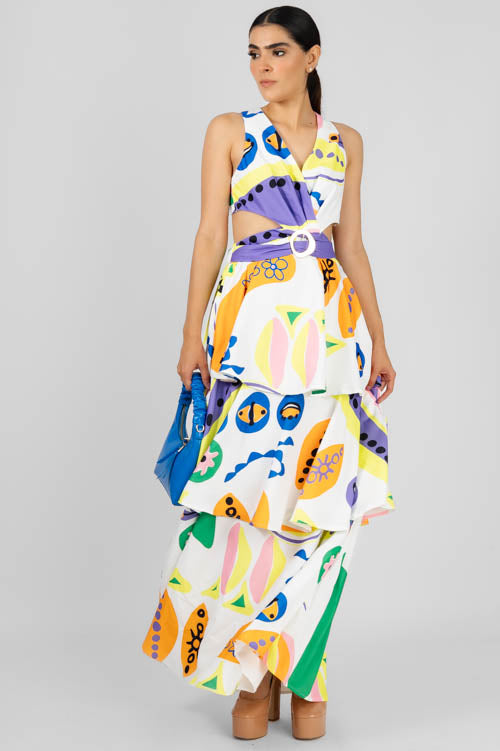 Vestido Multicolor Figuras