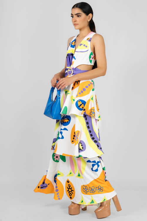Vestido Multicolor Figuras