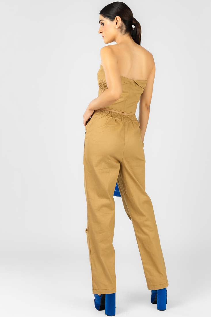 Conjunto Camel Top