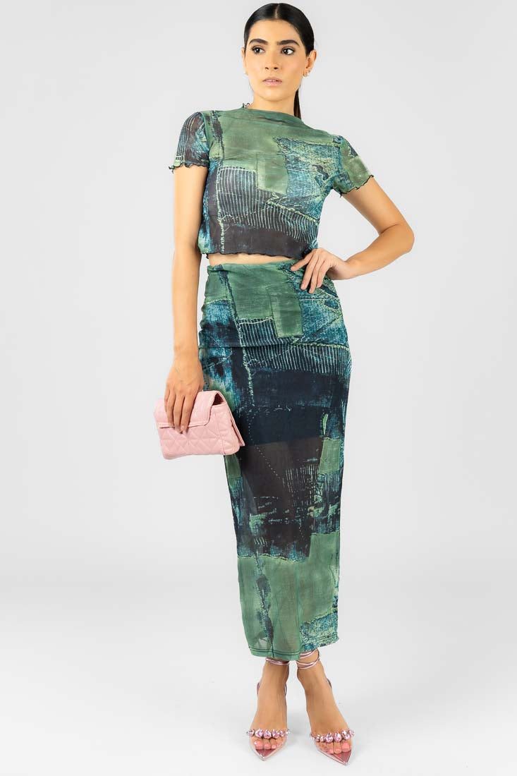 Conjunto Mesh Verde