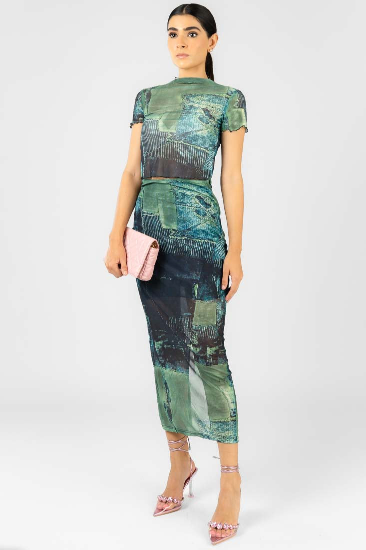 Conjunto Mesh Verde