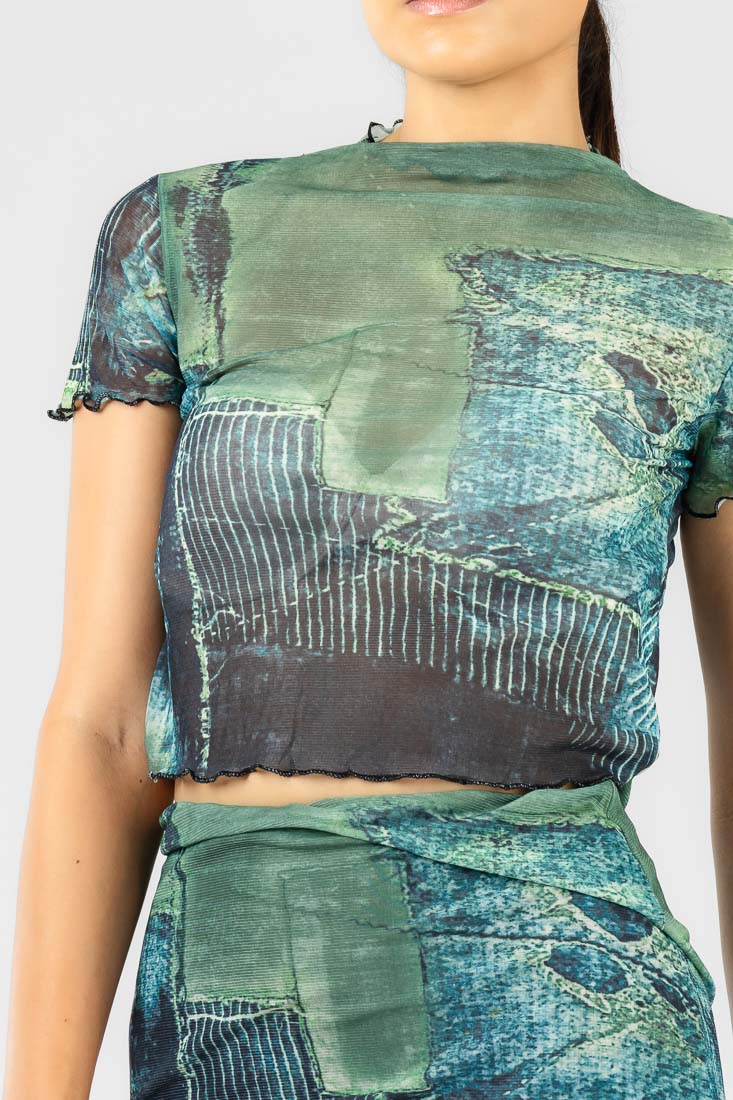 Conjunto Mesh Verde
