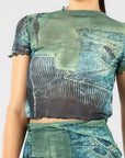 Conjunto Mesh Verde