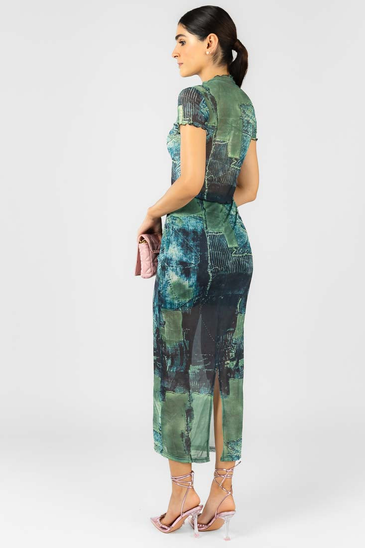 Conjunto Mesh Verde