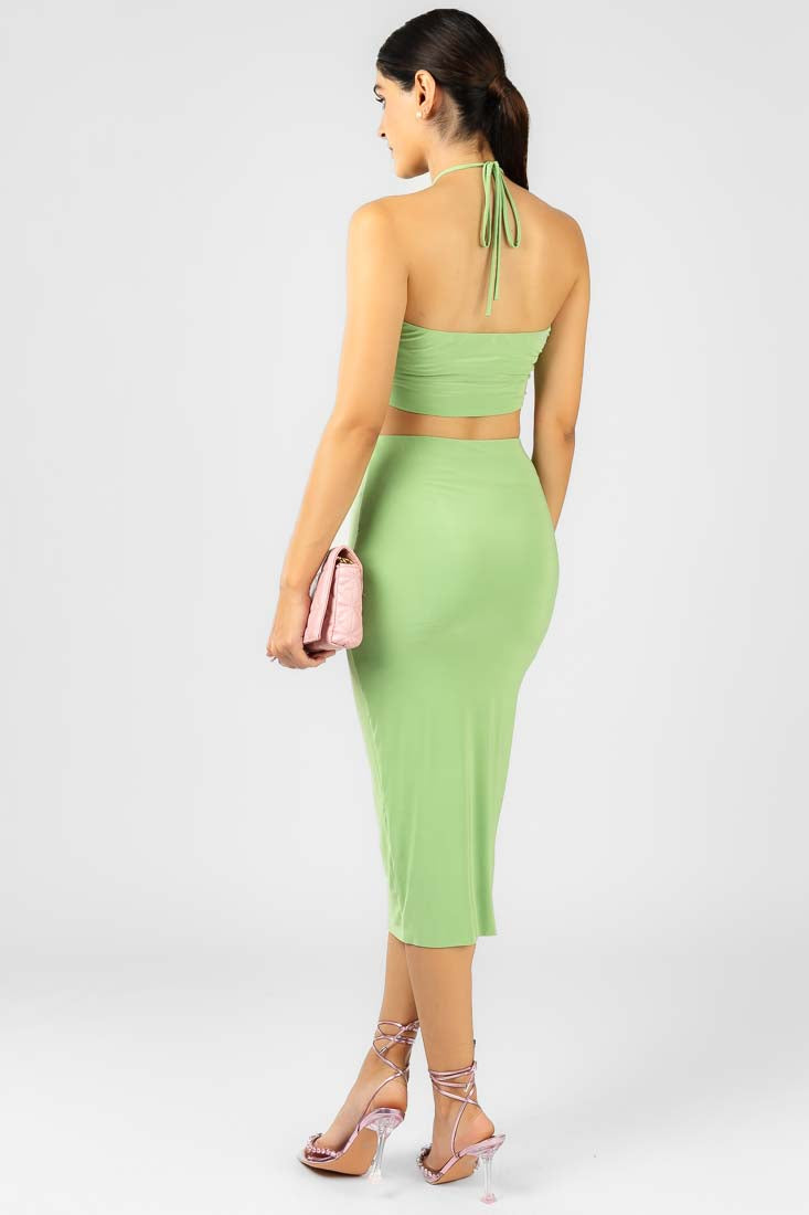 Conjunto Verde Flor