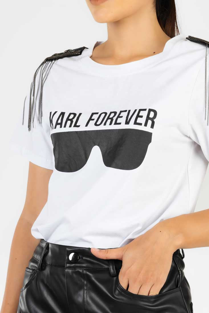 Playera Blanca Forever