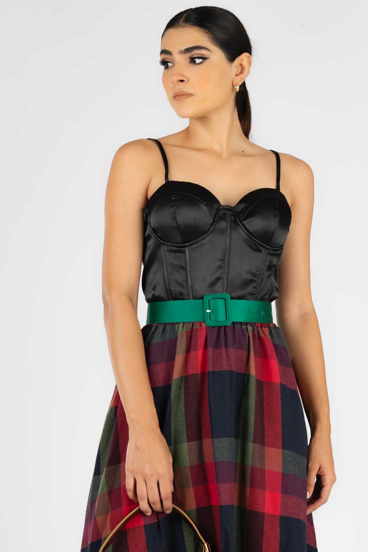 Top Strapless Negro
