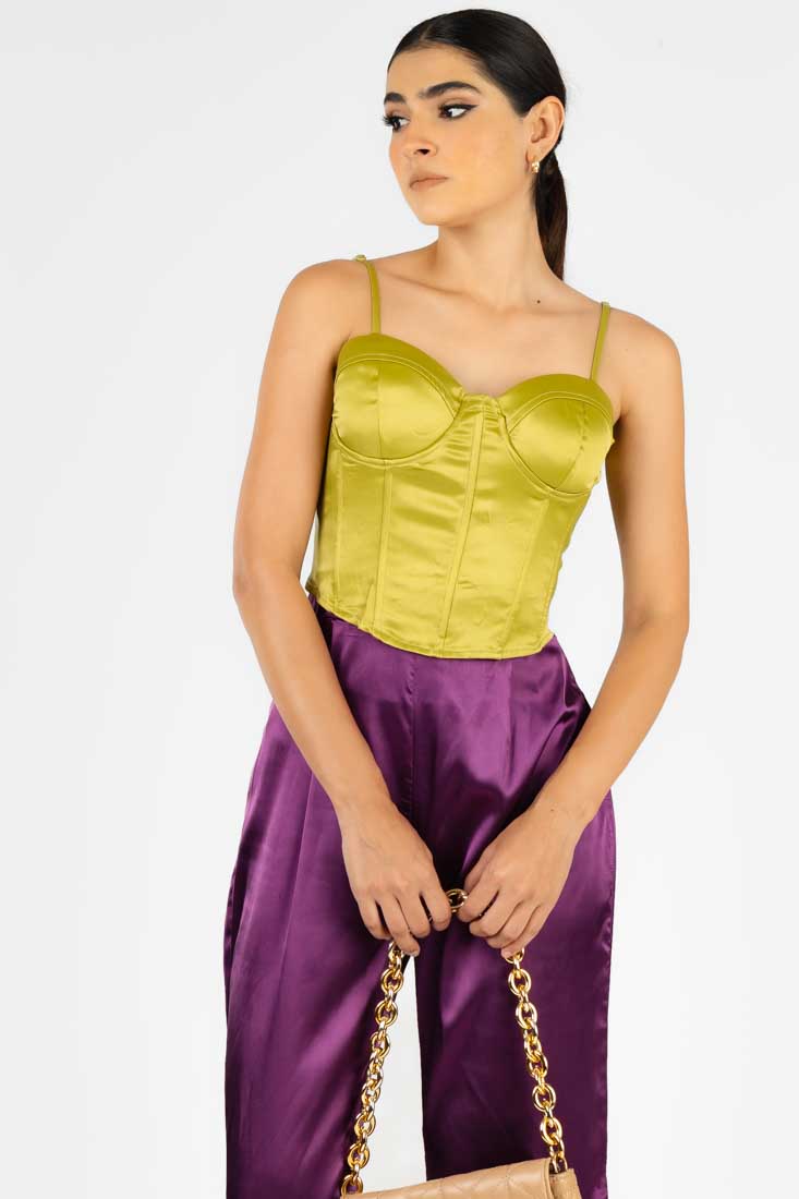 Top Strapless Verde