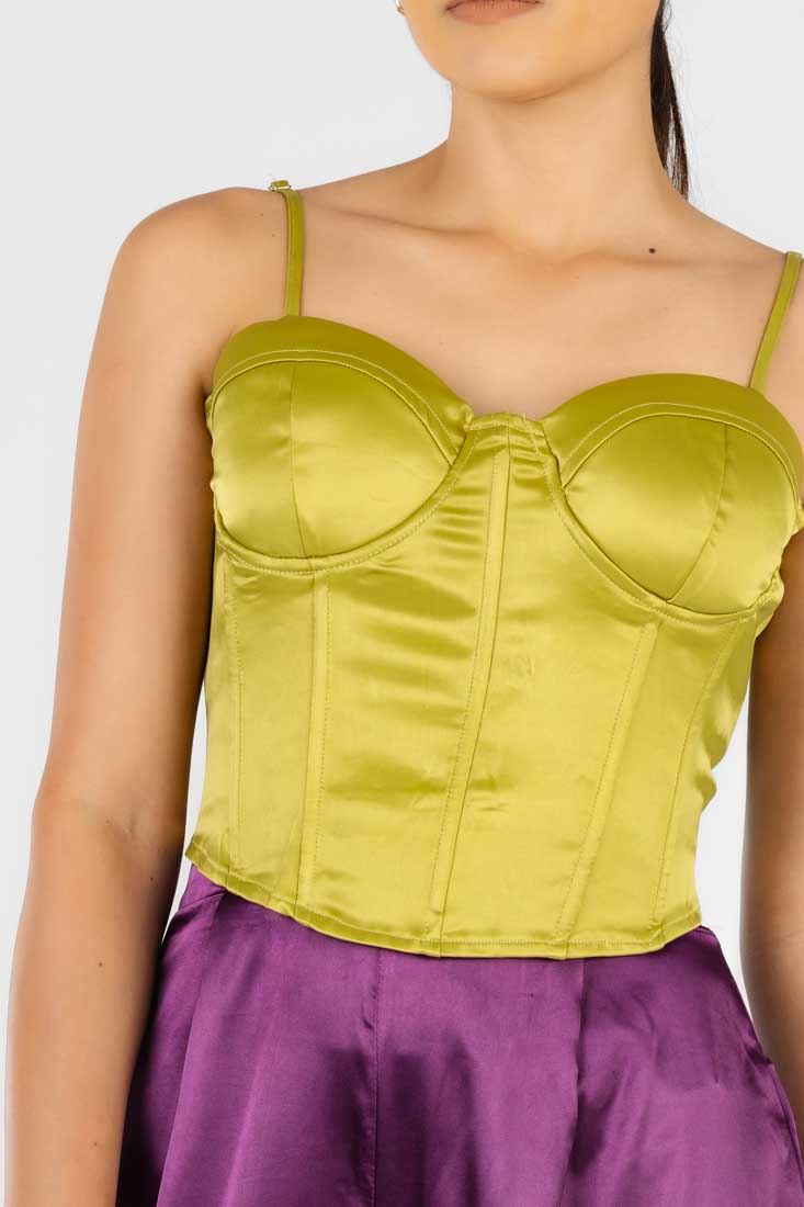 Top Strapless Verde