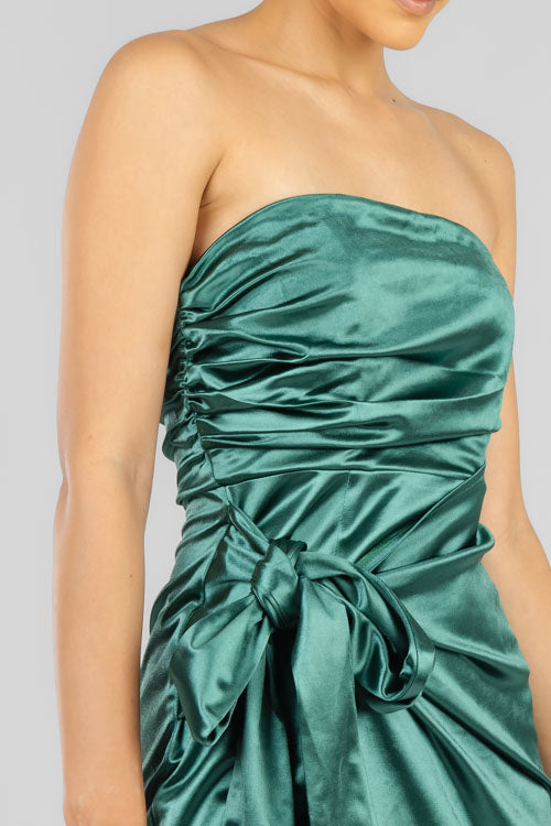 Vestido Strapless Verde